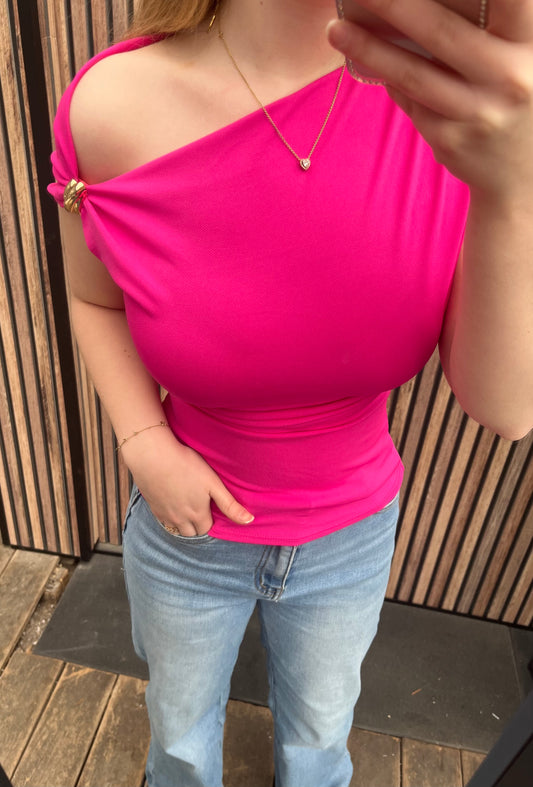 Sophie top fuchsia