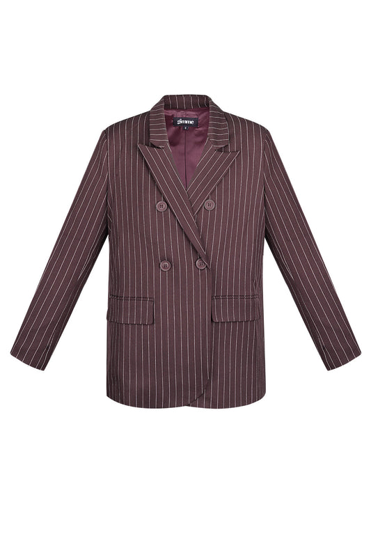 Pak bordeaux strepen
