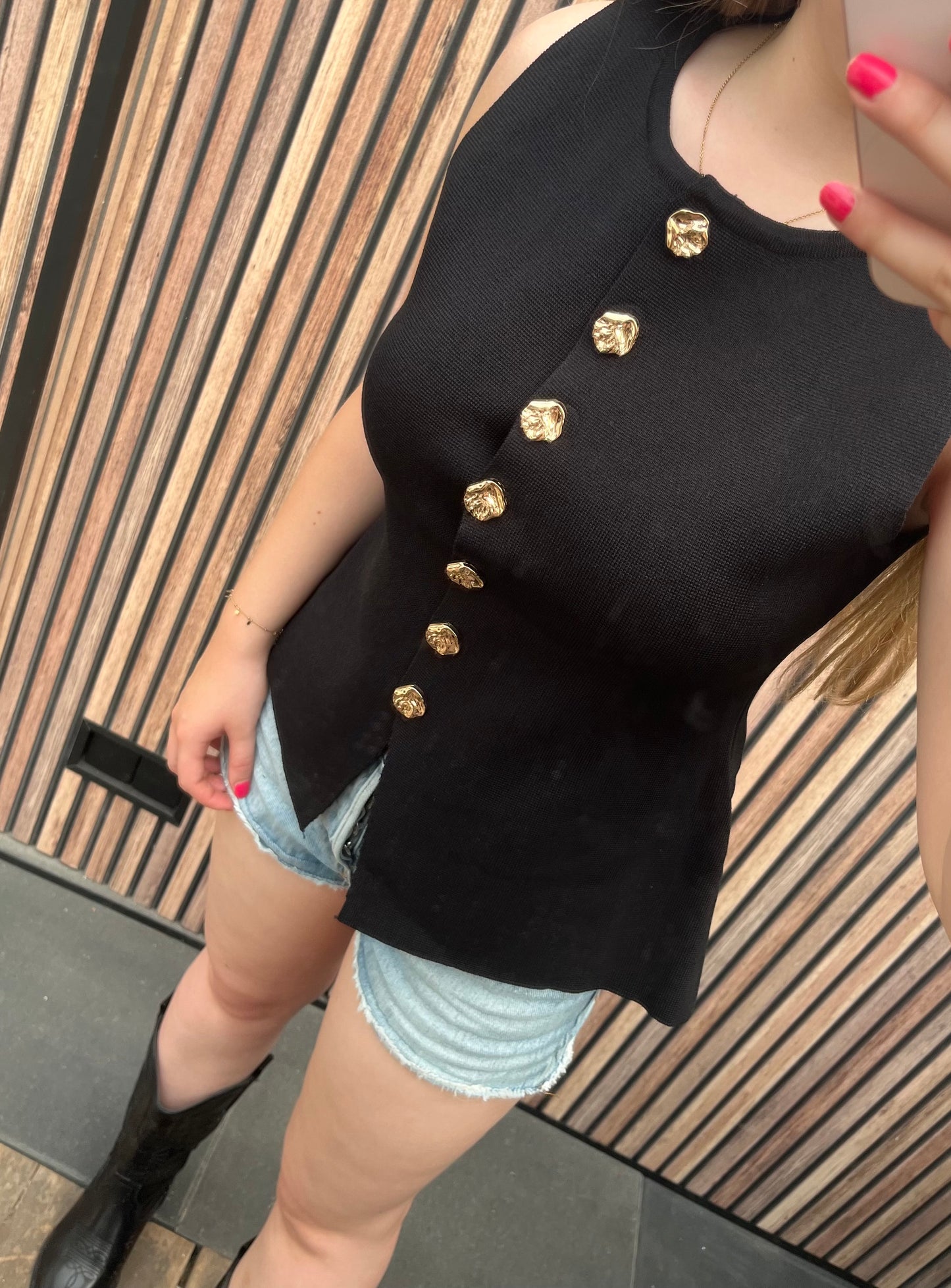 Chloë top - zwart