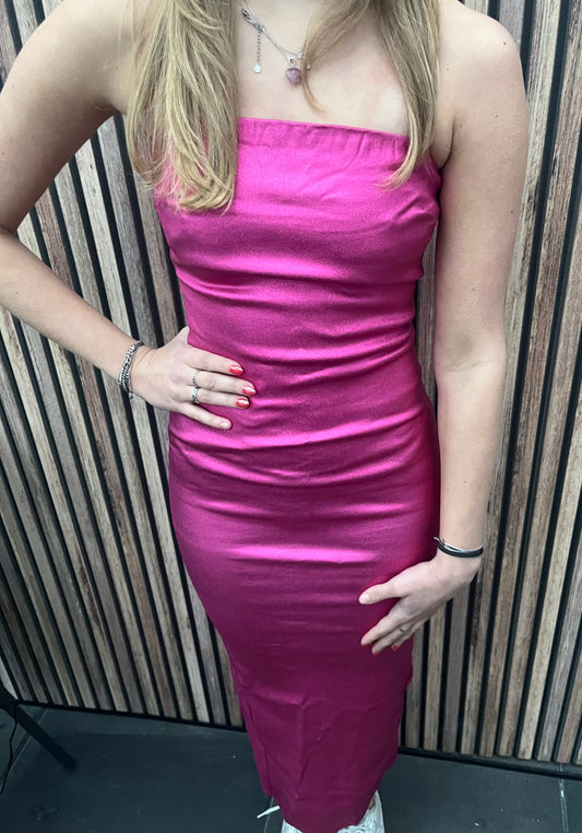 Fuchsia jurk