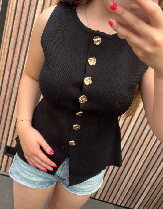 Chloë top - zwart