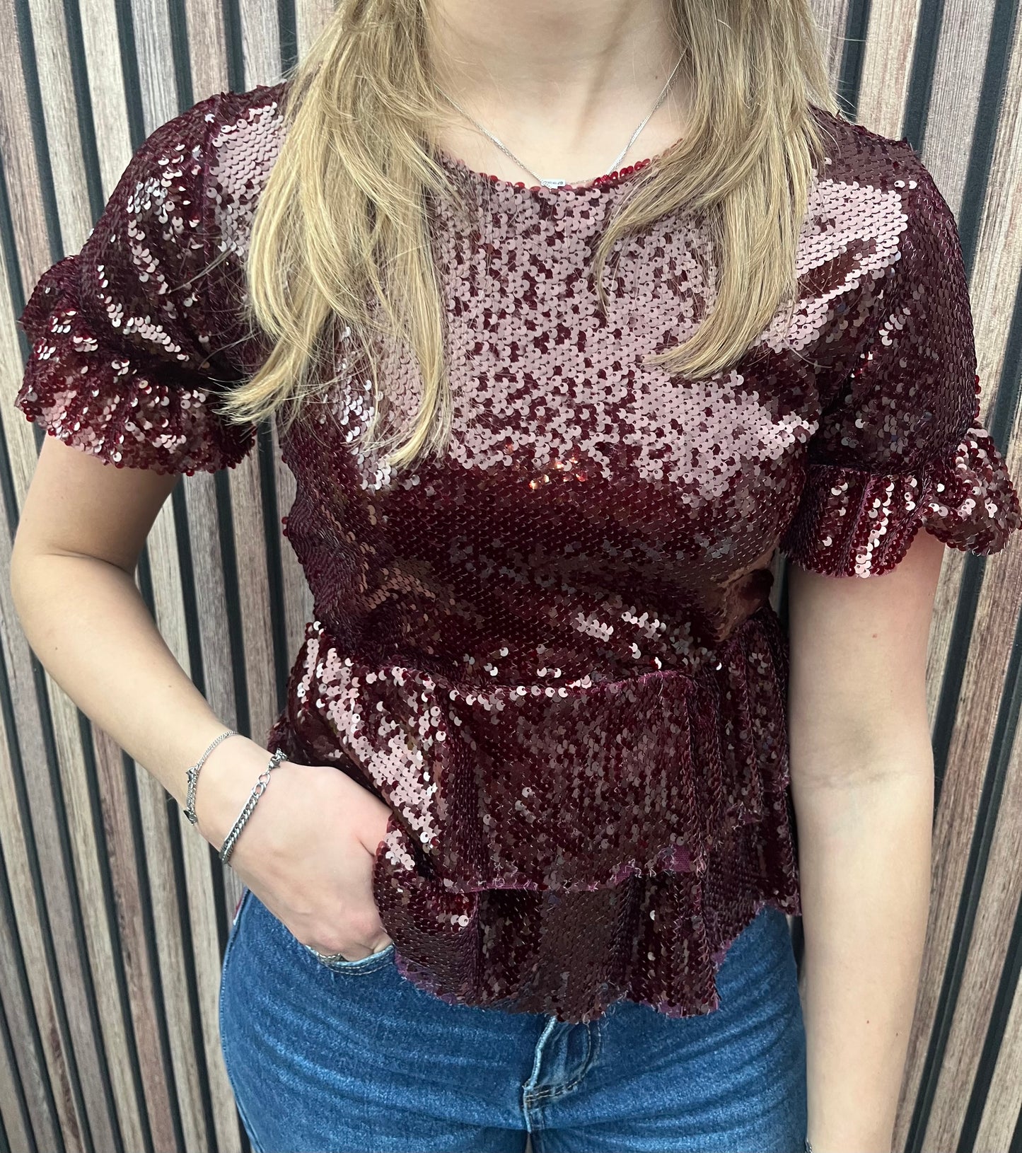 Sofie top - bordeaux